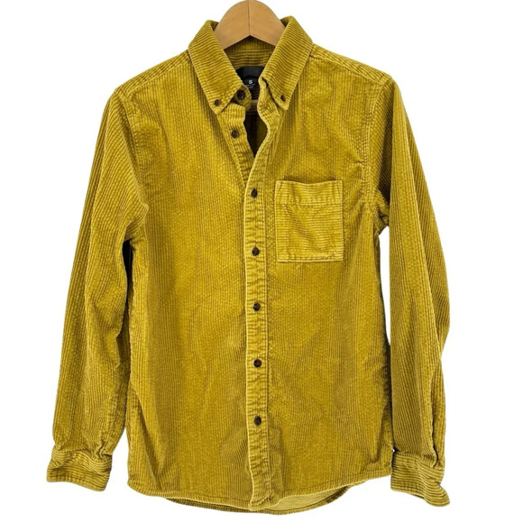 Houston White Adult Wide Wale Corduroy button up shirt - Picture 3 of 10